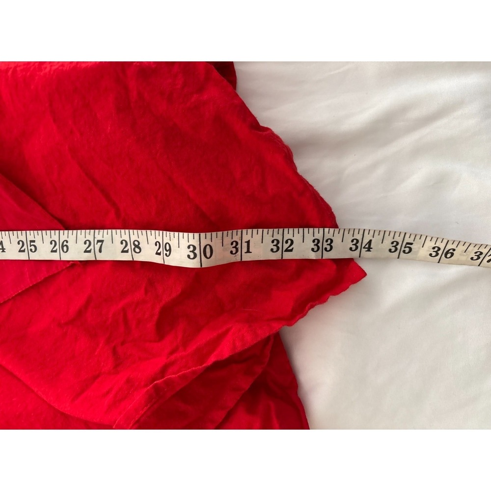 Circle T Skirt 13/14 Red Handkerchief Kitsch Rockabilly Folk Chili Peppers Dance - Picture 16 of 16